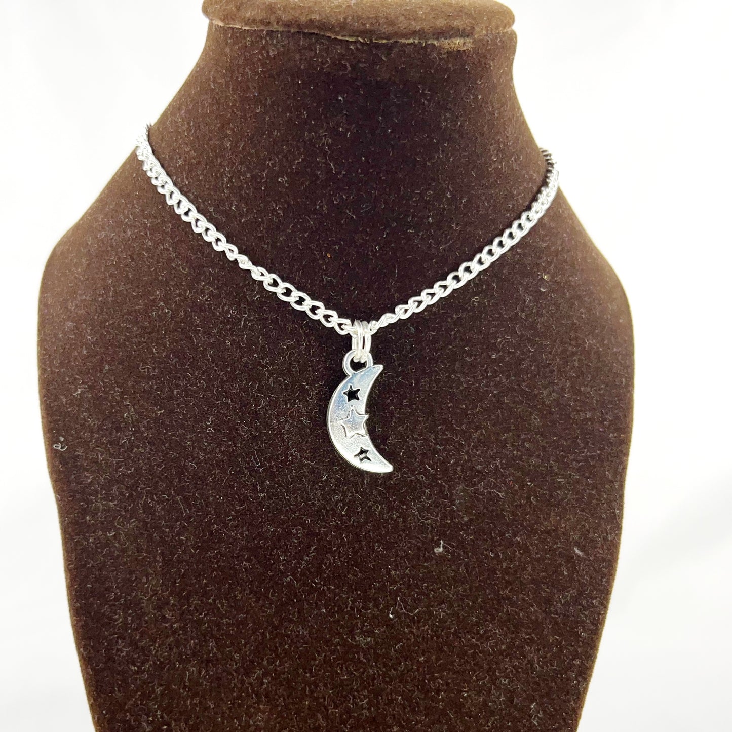 Crescent Moon Pendant Necklace