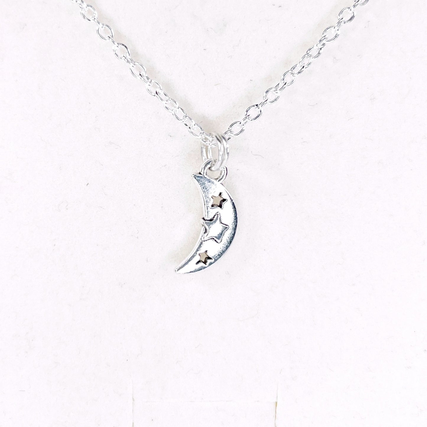 Crescent Moon Pendant Necklace