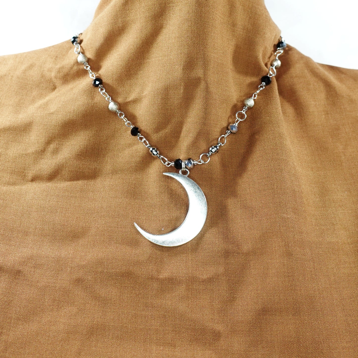 Night Sky Star and Crescent Moon Convertible Jewellery Set