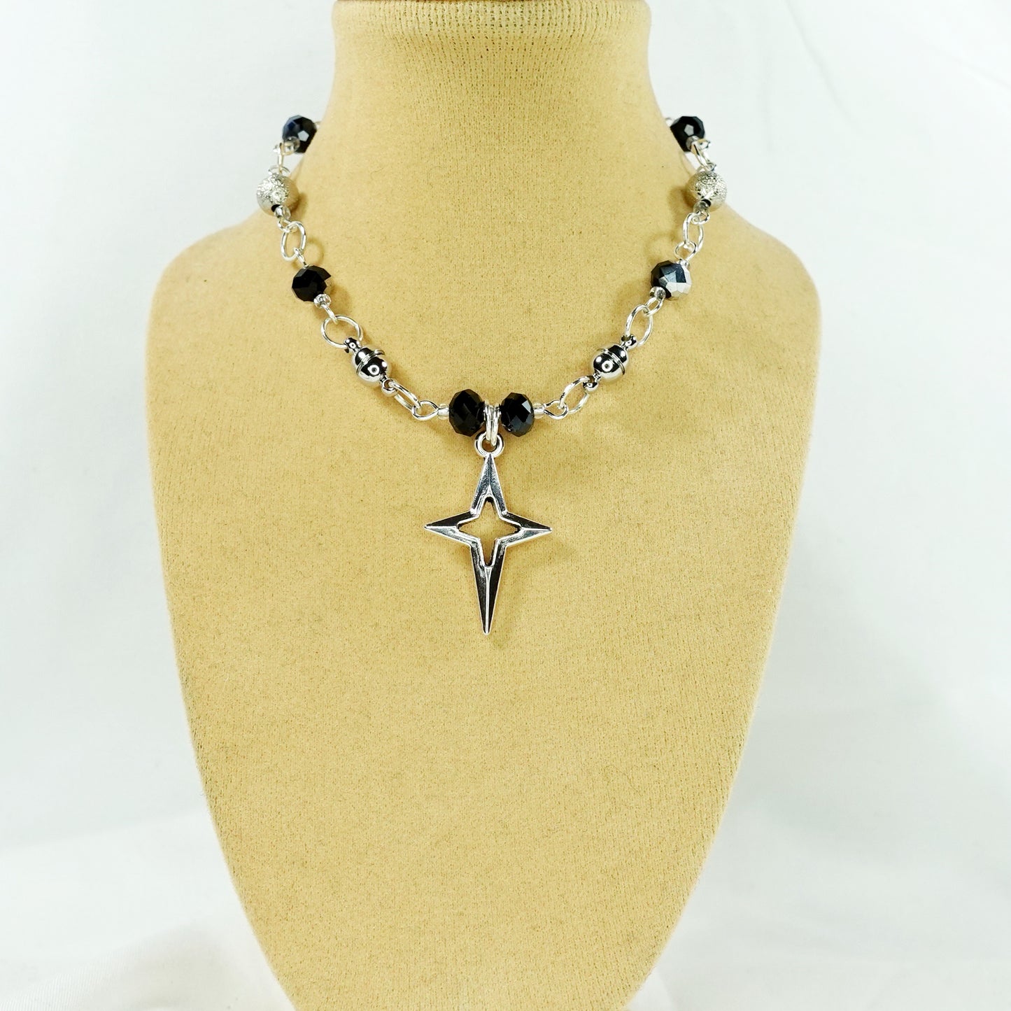 Night Sky Star and Crescent Moon Convertible Jewellery Set